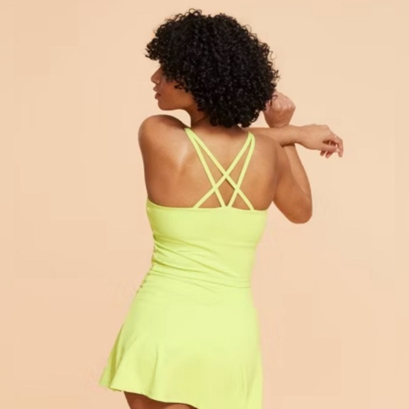 NWT BLOGILATES sz XS XL & 1X Limeade Strappy Tank Top Active Bra Shelf Sport ✨ - Picture 1 of 15